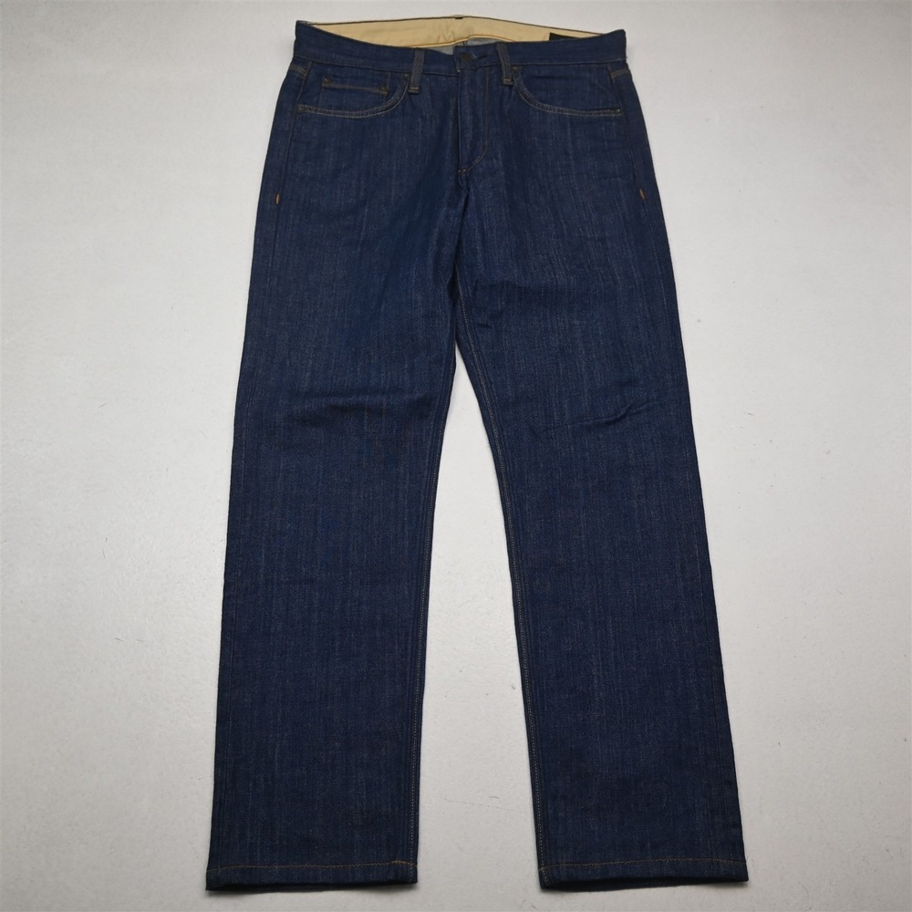 rag & bone 31x29 Dark Rinse Stretch‎ Denim Slim Button Fly Mens Jeans